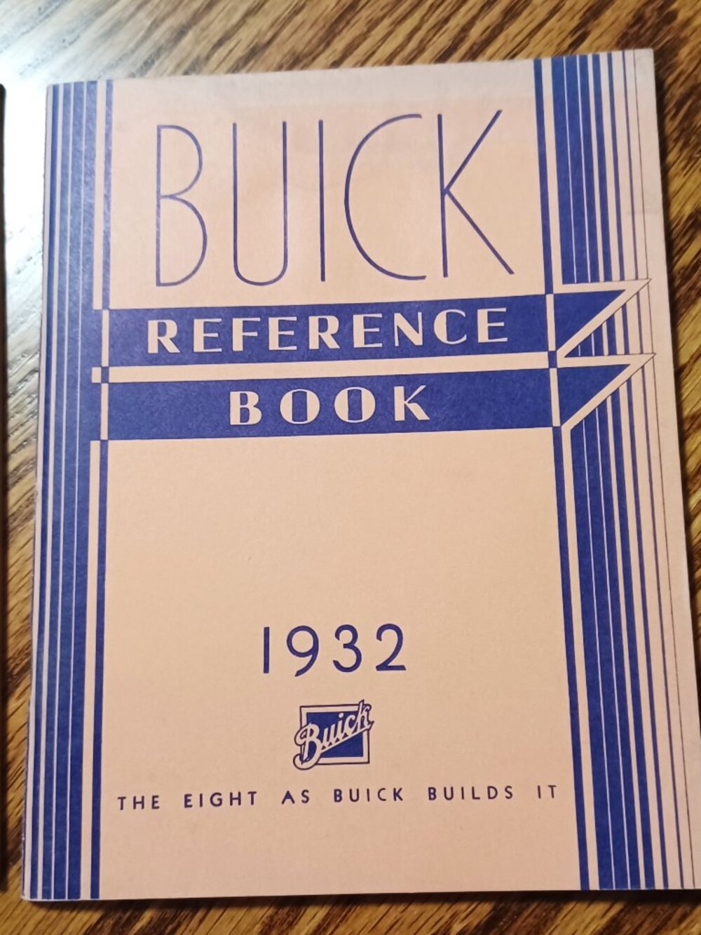 Vintage 1932 Buick Reference Book The Eight As Buick Builds It GM Literature